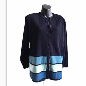 NWT Adolfo Lambs Wool Sweater. Size XL / 16